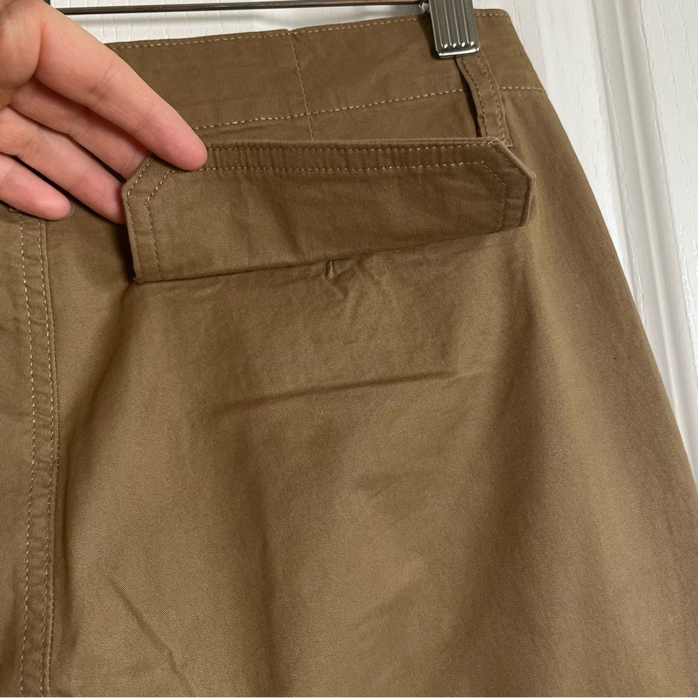 NWOT Sanctuary Loose Cargo Pants Womens 26 Dark Khaki Brown Tan Straight Cotton - Picture 8 of 13
